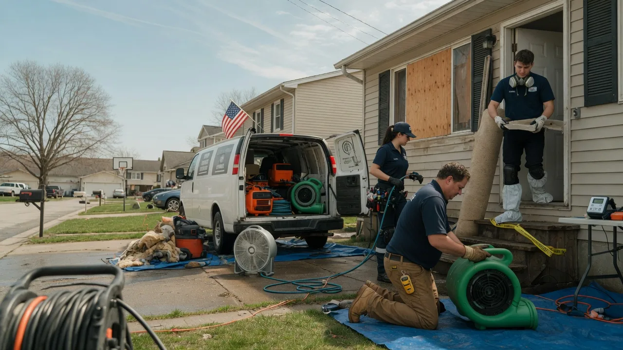 Water Damage Restoration in Otwell, IN near me